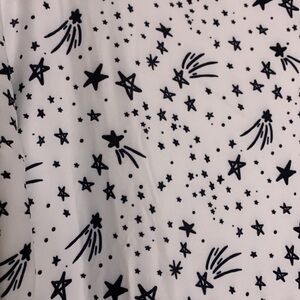 constellation MP celestial star print smock stretch midi T-shirt dress new